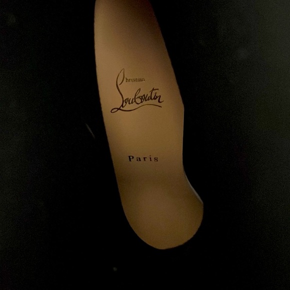 CHRISTIAN LOUBOUTIN Loubirain Waterproof Bootie rainboots - Picture 9 of 12